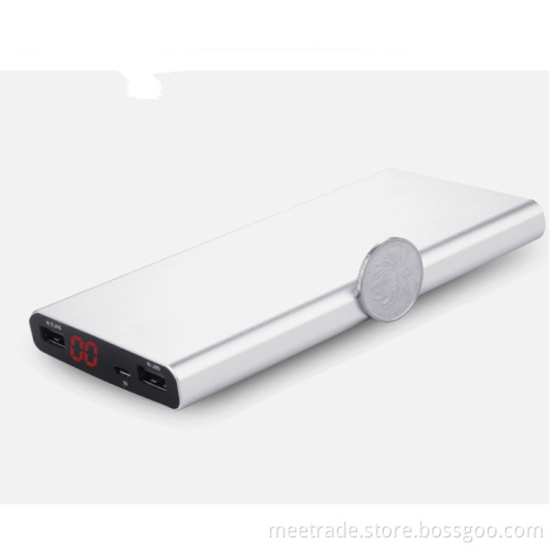 Intelligent digital LCD display charging power bank 36000 mah built in polymer battery charging treasure